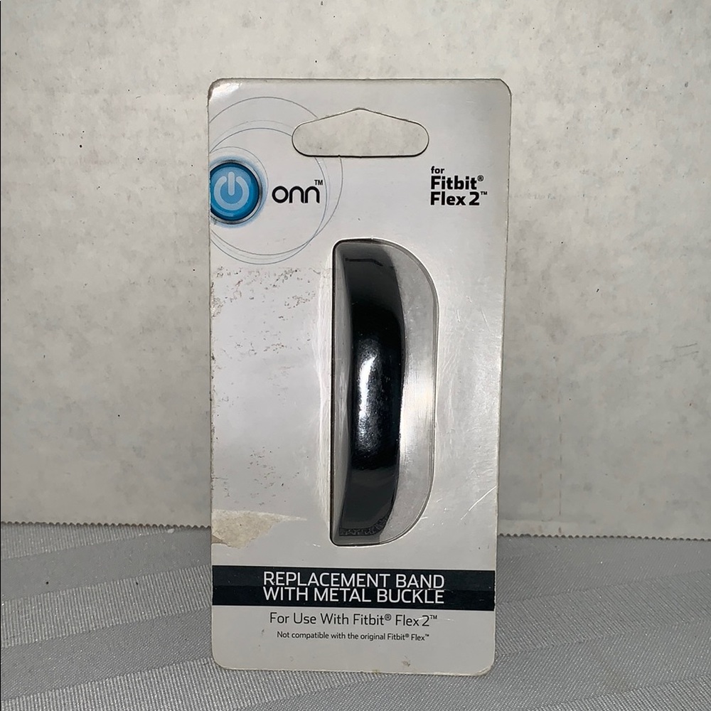 ONN Black Replacement Band for Fitbit Flex 2